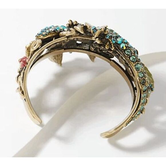 KIRKS FOLLY Gold Salamander Cuff Bracelet - Picture 2 of 2